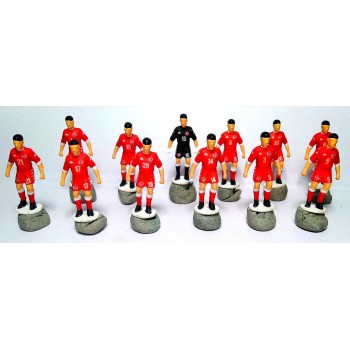 Subbuteo Andrew Table Soccer Tunisia only 12 figures,no bases,no box